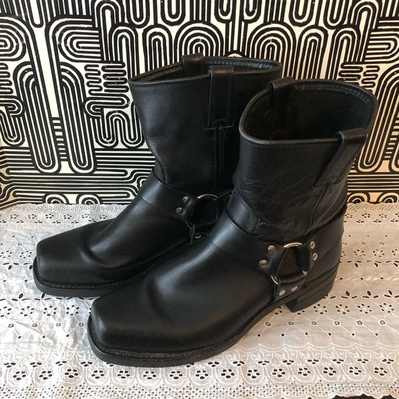 Frye Black Leather Boots - Picture 2 of 9